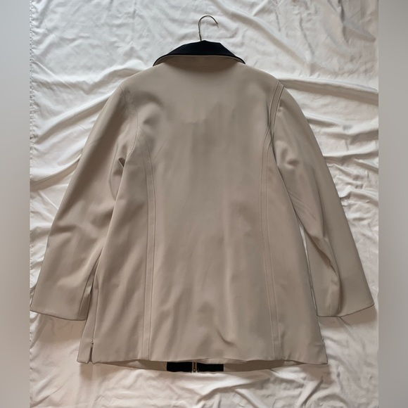 Jones New York Cream Coat, Size US L - Picture 2 of 6